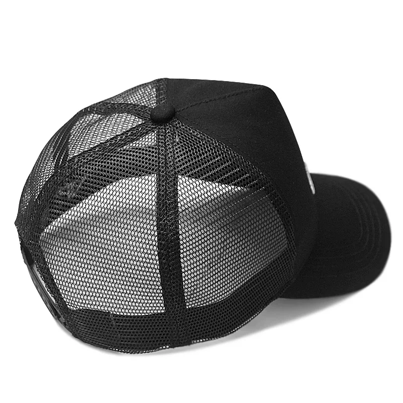 Bonés de beisebol masculino com cabeça grande, chapéus casuais, snapbacks em malha, tamanho grande, 56-60cm, 62-68cm, verão
