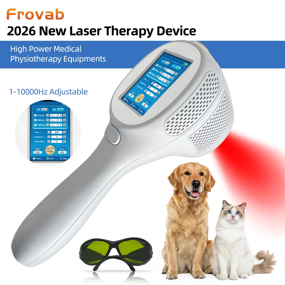 

Frovab 810nmx5W+980nmx5W+1064nmx5W High Intensity Class IV Laser Therapy Device Effective Relief for Sciatica Joint Nerve Pain