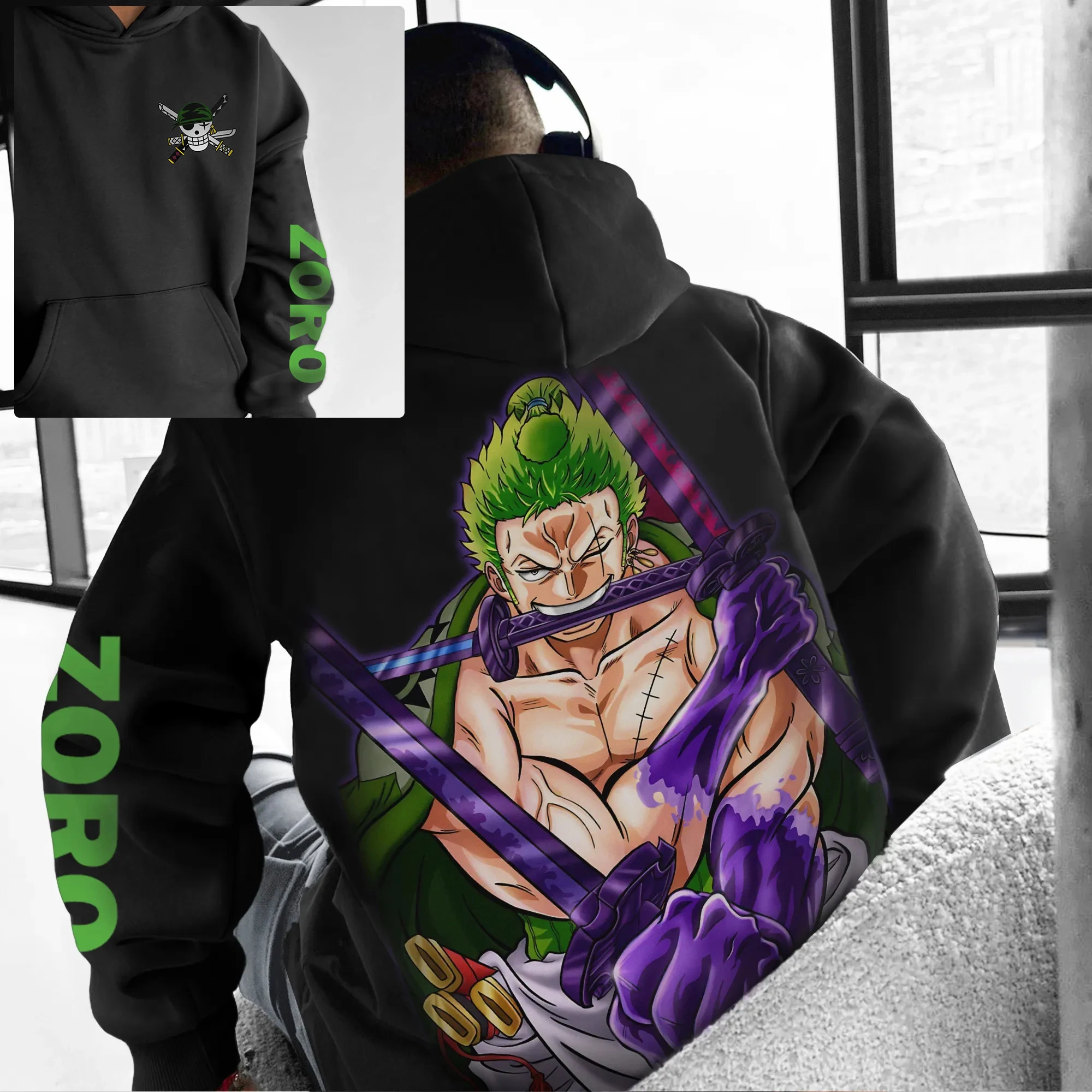 

All Characters Collection Seafarers One Piece 3D Printed Hoodie for Men, Women, Adults Children Loose Slimming Spring and Autumn