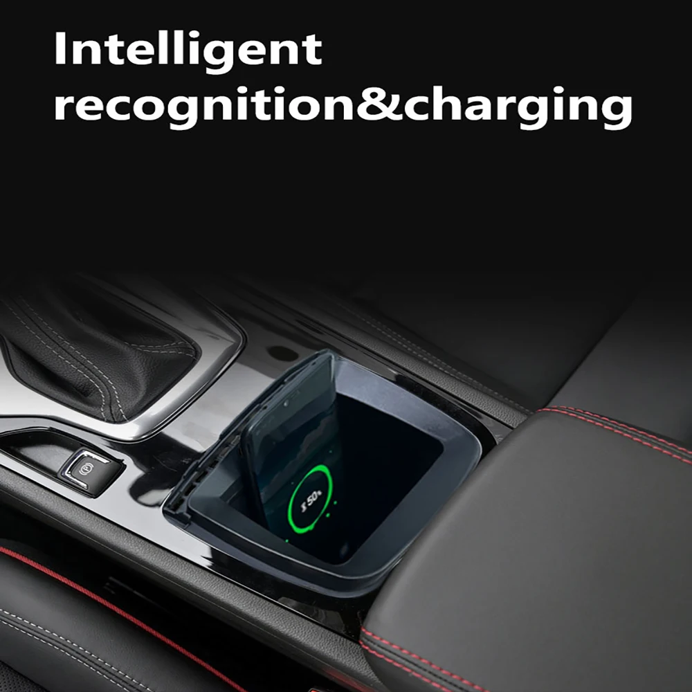 Dedicated Car Wireless Charger 15W Center Console Fast Phone Charging Panel For Buick Regal 2017-2019 Interior Accessories