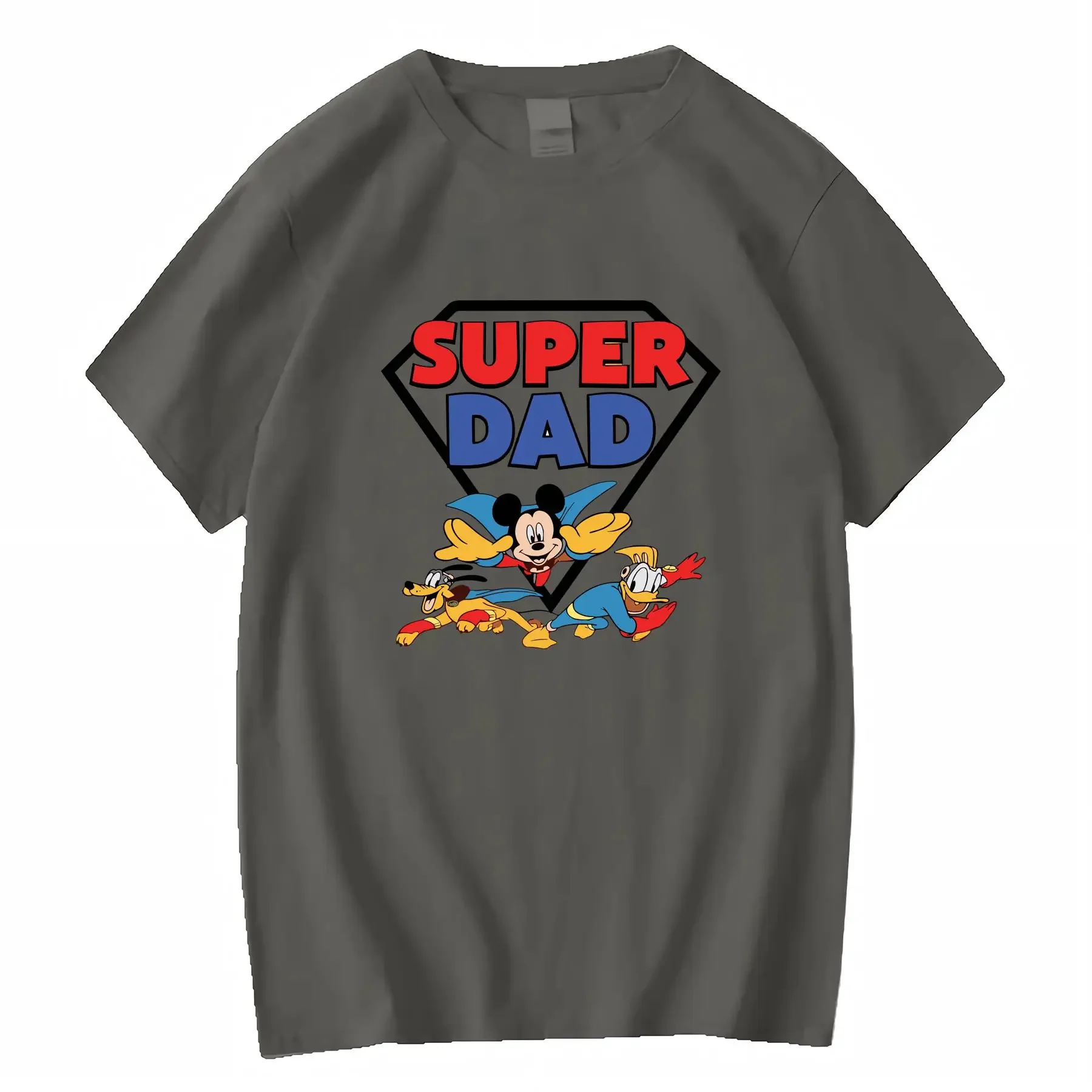 تي شيرت ديزني ميكي دونالد بلوتو 100 قطن للرجال والنساء ملابس غير رسمية مثالية أو ملابس مصممة أوم مغسولة عتيقة #3