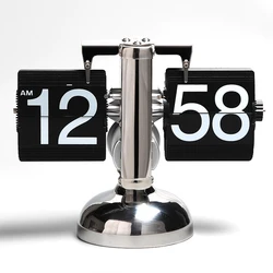 Automatically Flipping Clock with Time Page Turning Full of Sense of Technology For Home Decoration. Gift Idea