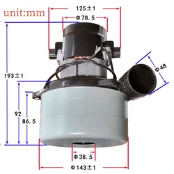 220V 1200W 24V 36V 600W for AMETEK Philips Midea Haier Rowenta Karcher Vacuum Cleaner Motor Washing Machine Motor Suction Motor