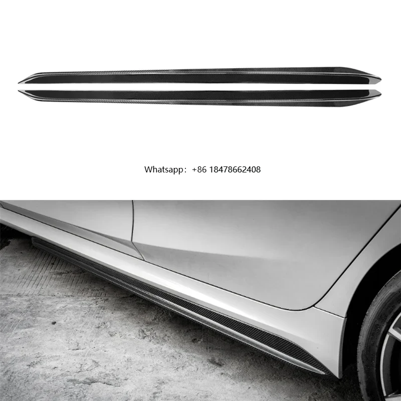 Dry Carbon Fiber MP Style Side Skirts for 3 Series G20 2020+ Real Carbon Fiber Side Skirt G20 Side Skirts