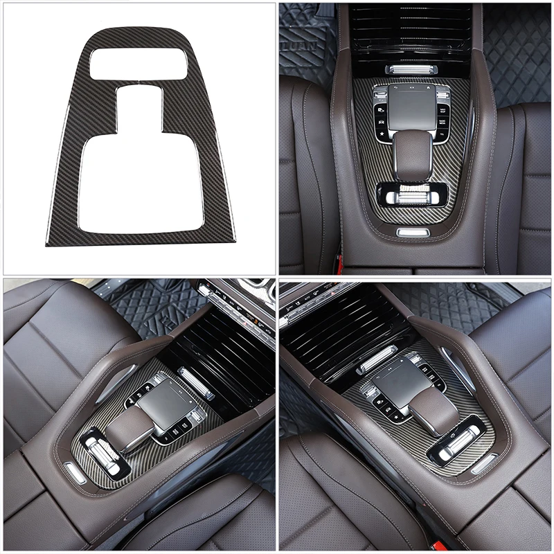 For Mercedes Benz GLE GLS Class W167 X167 2020 Car Interior Central Gear Shift Panel Cover Trim Accessories