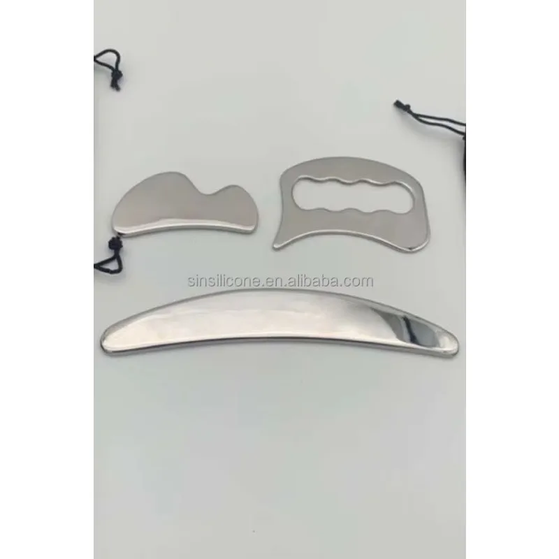 Stainless Steel Gua Sha Tool Soft Tissue Physical Therapy Facial Body Muscle Relax Massage Beauty Tool