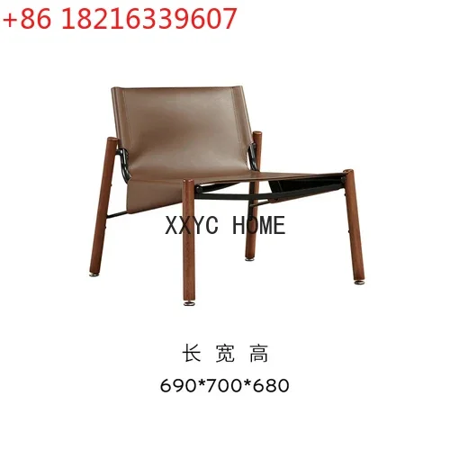 

Итальянский простой кожаный стул с одним седлом, табурет-тигр, дизайнерский легкий роскошный современный стул