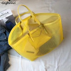 Borse da spiaggia di grande capacità borse da donna per ufficio per le vacanze borse portatili moda scava fuori la borsa per tutte le partite progettata nuova