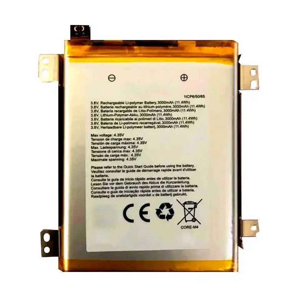 بطارية الهاتف المحمول آمنة لـ Crosscall Core M4 Core-M4 بقدرة 3000 مللي أمبير في الساعة #2
