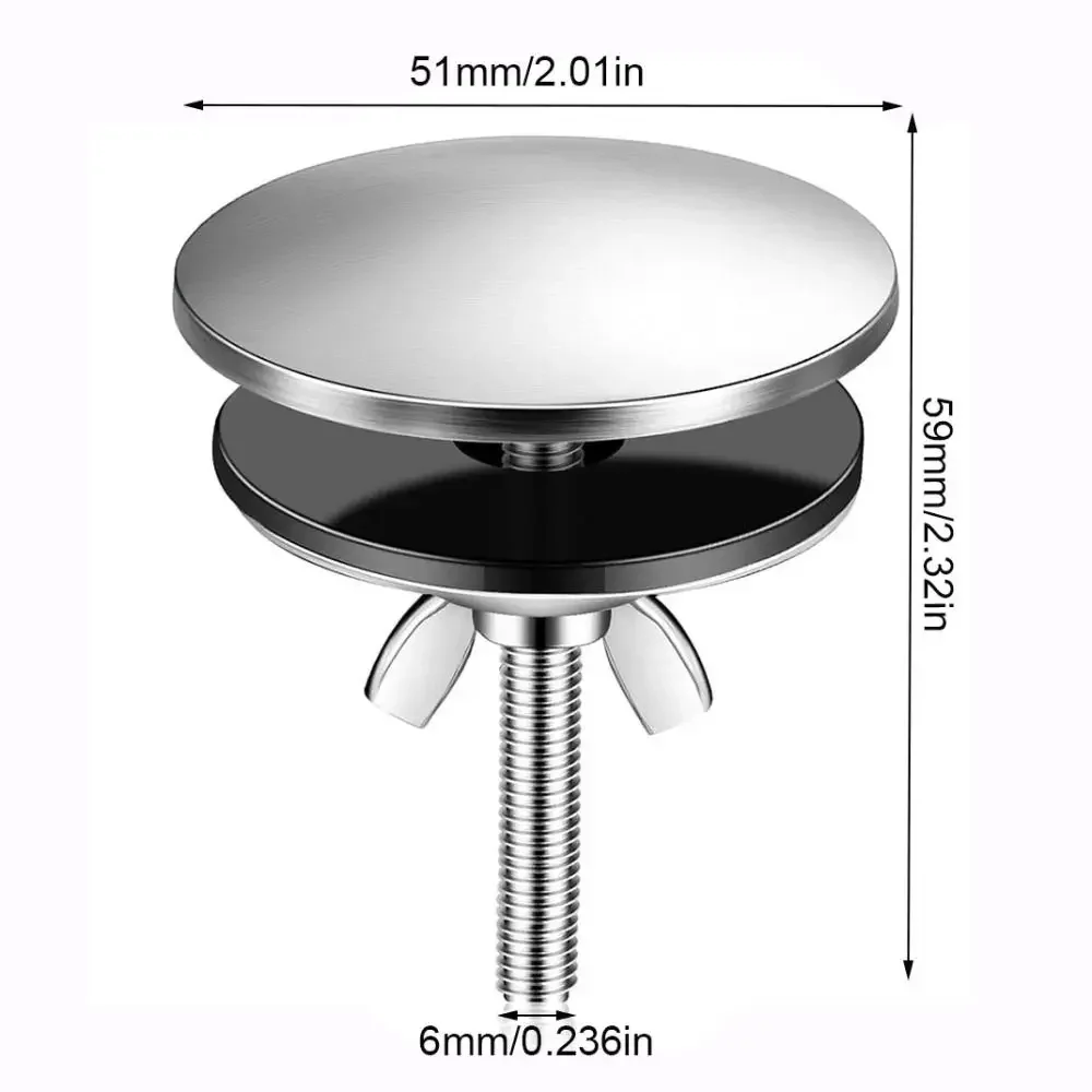 1PC Kitchen Sink Hole Cover Faucet Stainless Steel Kitchen Sink Tap Hole Plate Stopper Cover Blanking Metal Plug