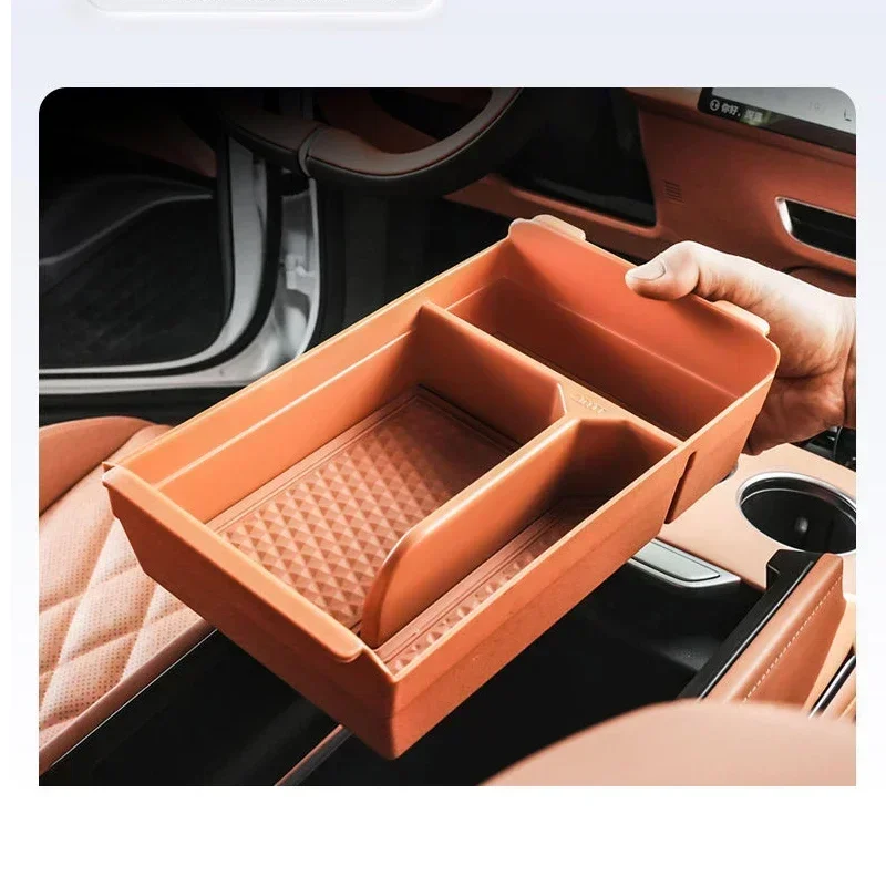 For Changan Deepal S07 S7 2024 2023 Indoor Central Upper Layer Console Car Armrest Storage Box Holder Interior Car Accessories