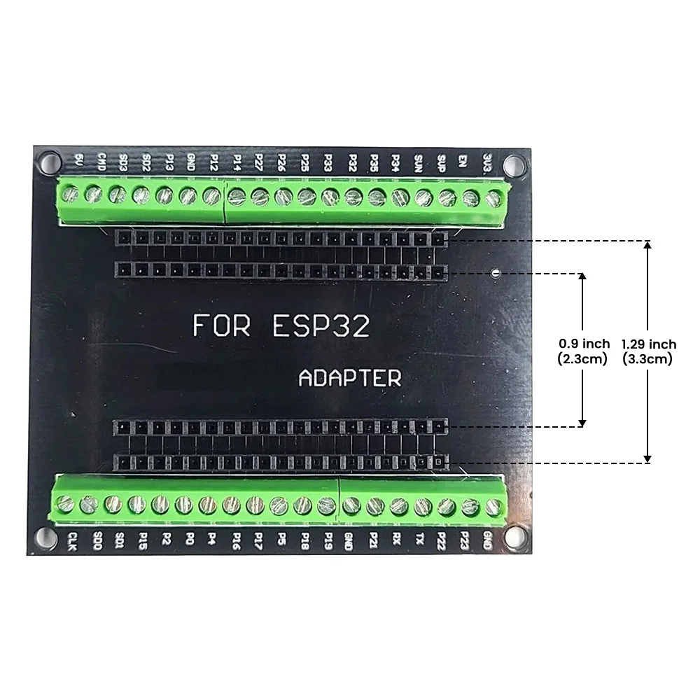 Moduł płytki rozszerzeń ESP32 ESP8266 dla płytki rozwojowej ESP32 30Pin 38Pin GPIO 1 na 2