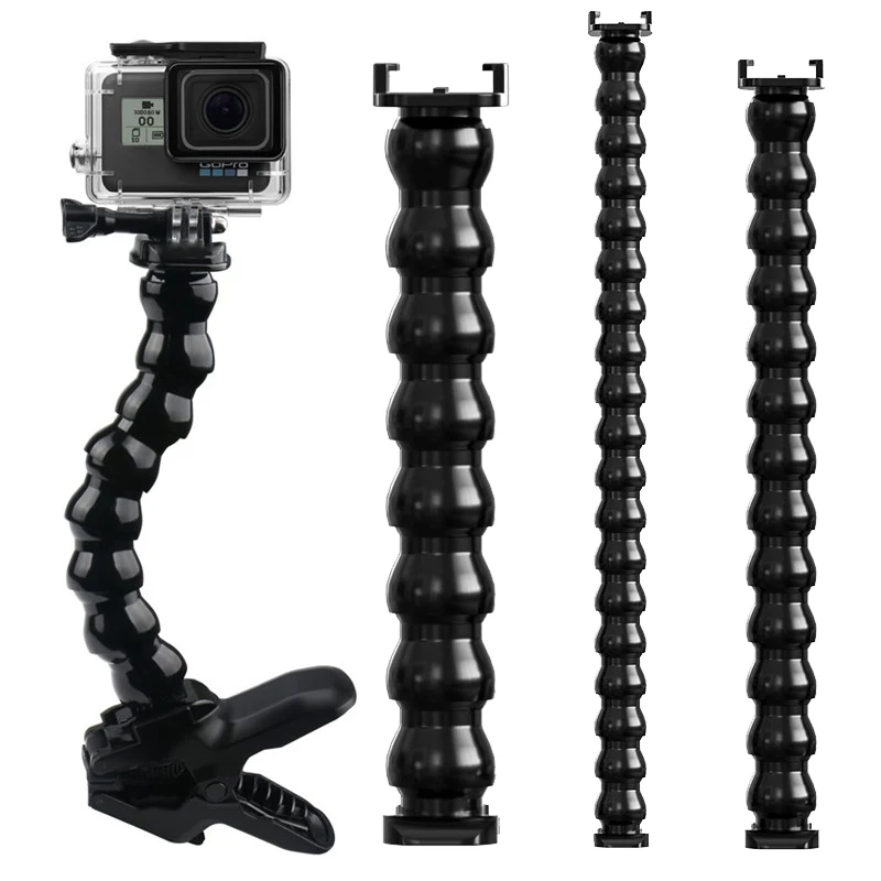 

Mount Bracket Flex Clamp Arm Gooseneck Mount For GoPro Hero 13 12 11 10 9 8 Mount for Smartphone Action Camera Accessories