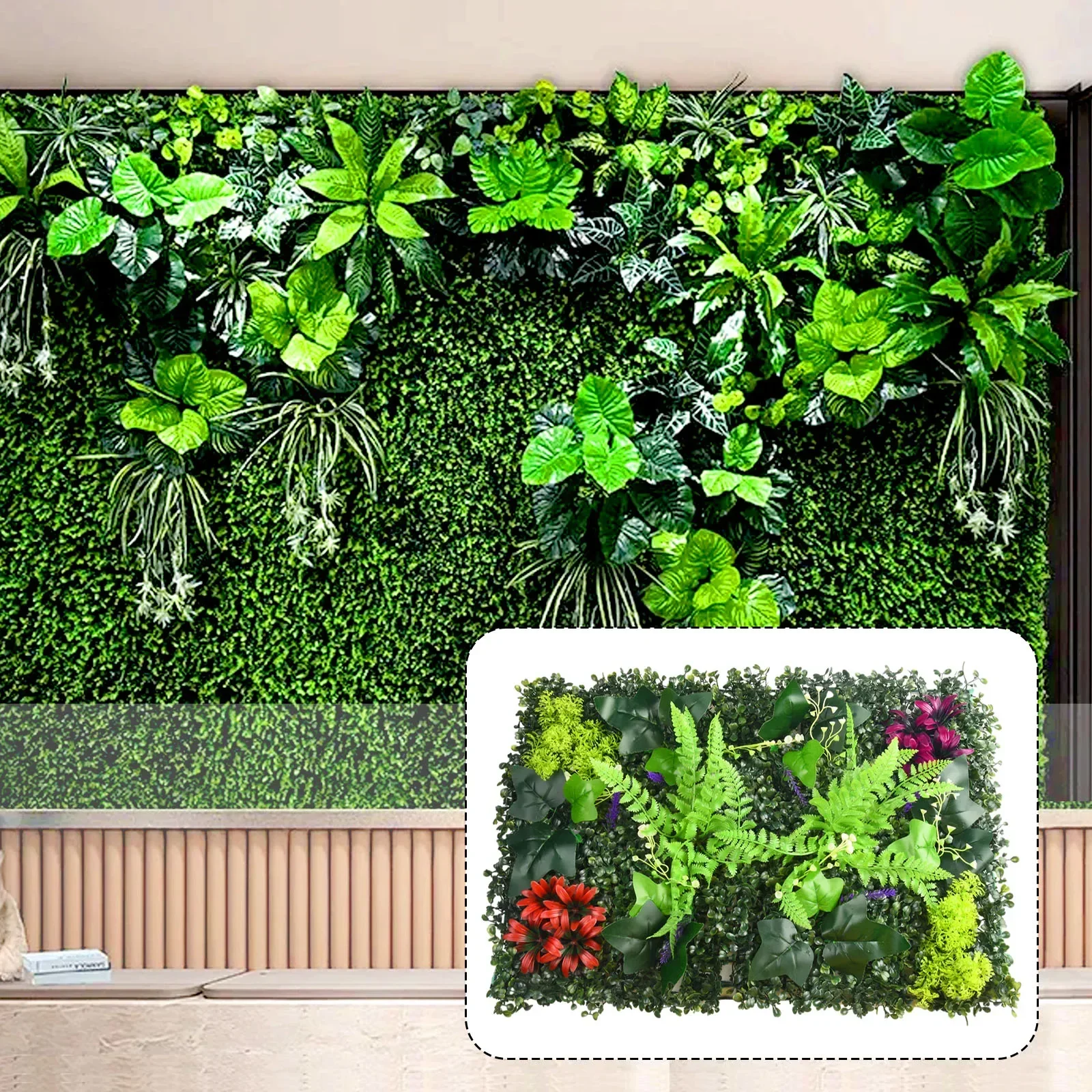 

New Simulated Lawn Simulated Plant Wall Plant Flower Wall Decoration Home Decoration Fake Plants Garden Simulated Lawn