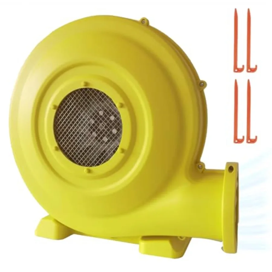 

Насос-воздуходувка для надувных конструкций 1200 Вт, 1.5 л.с., коммерческий, для батутов и надувных аттракционов