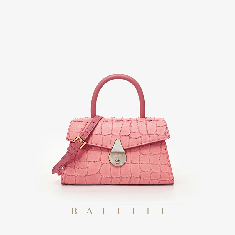 

BAFELLI Genuine Leather Tote Bag for Women 2025 Natural Sheepskin Handbag Fashion Crossbody Bags Female Shoulder Handbag Lady