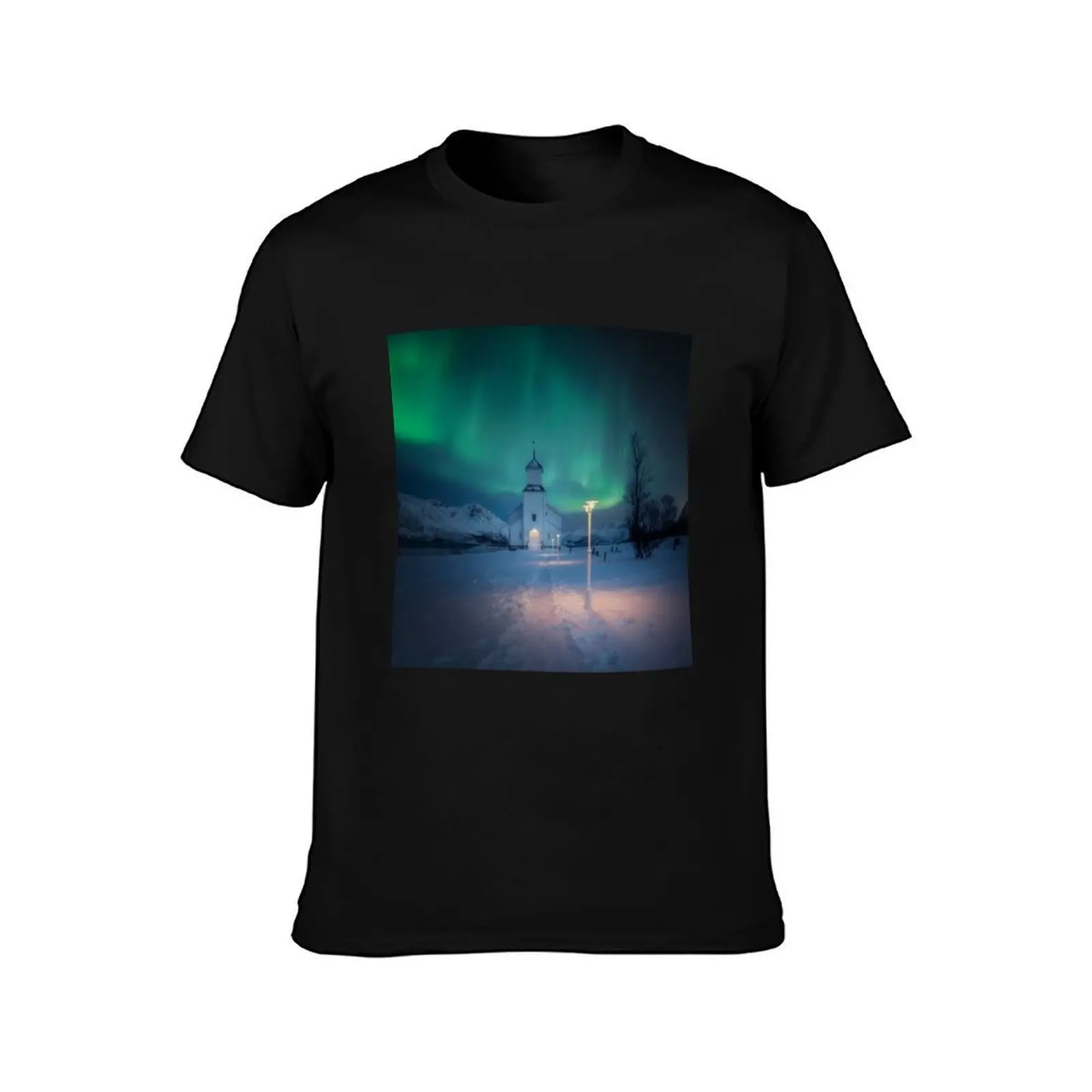 AURORA T-Shirt, Summer Casual Cotton Tee, Oversized Streetwear Tops, Vintage Graphic Print, Loose Fit Short Sleeve, 100% Cotton