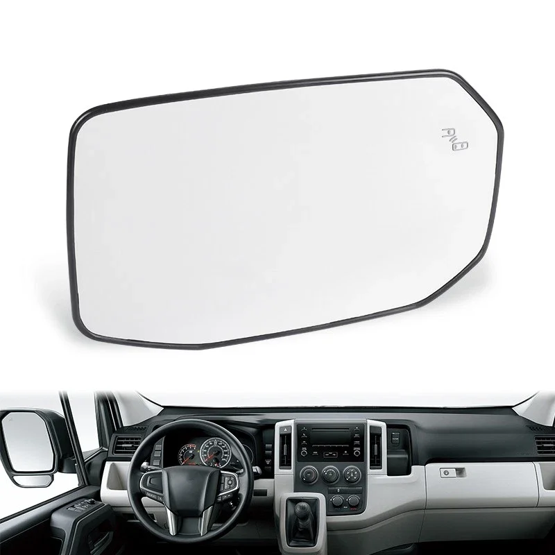 

1PC Left Side Wing Mirror Glass for Toyota Hiace H300 2019-2025 Heated + BSM Rear View Mirror Replacement Lens
