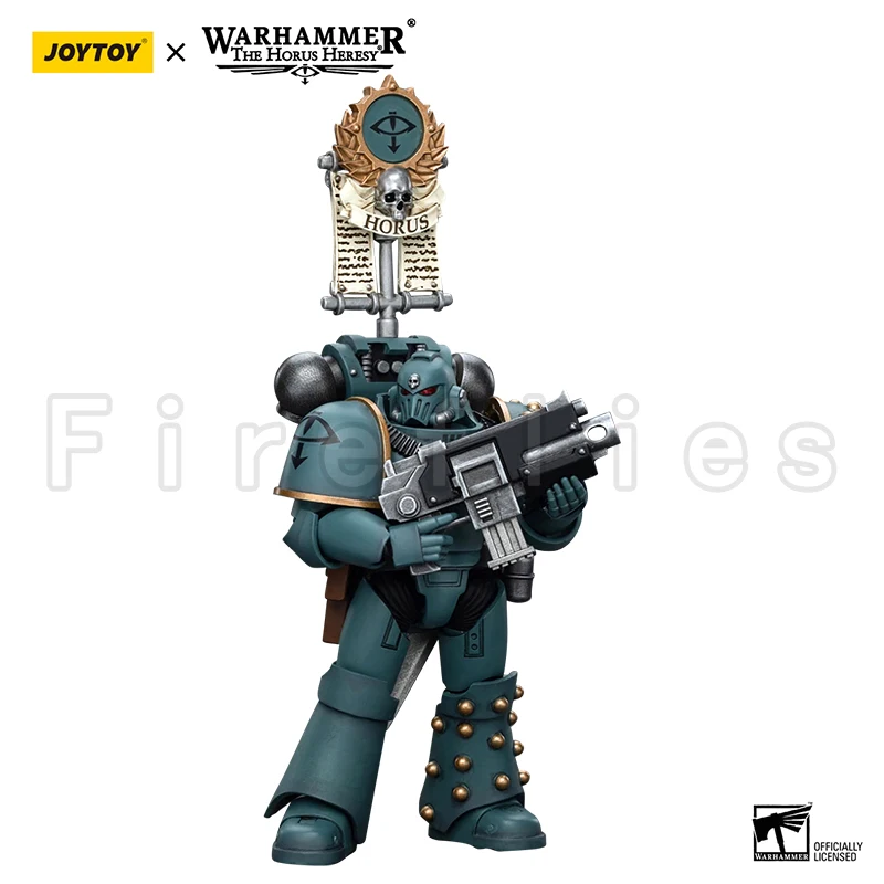 1/18 JOYTOY Figurka akcji 40K Sons of Horus MKIV Taktyczny oddział Anime Model zabawki