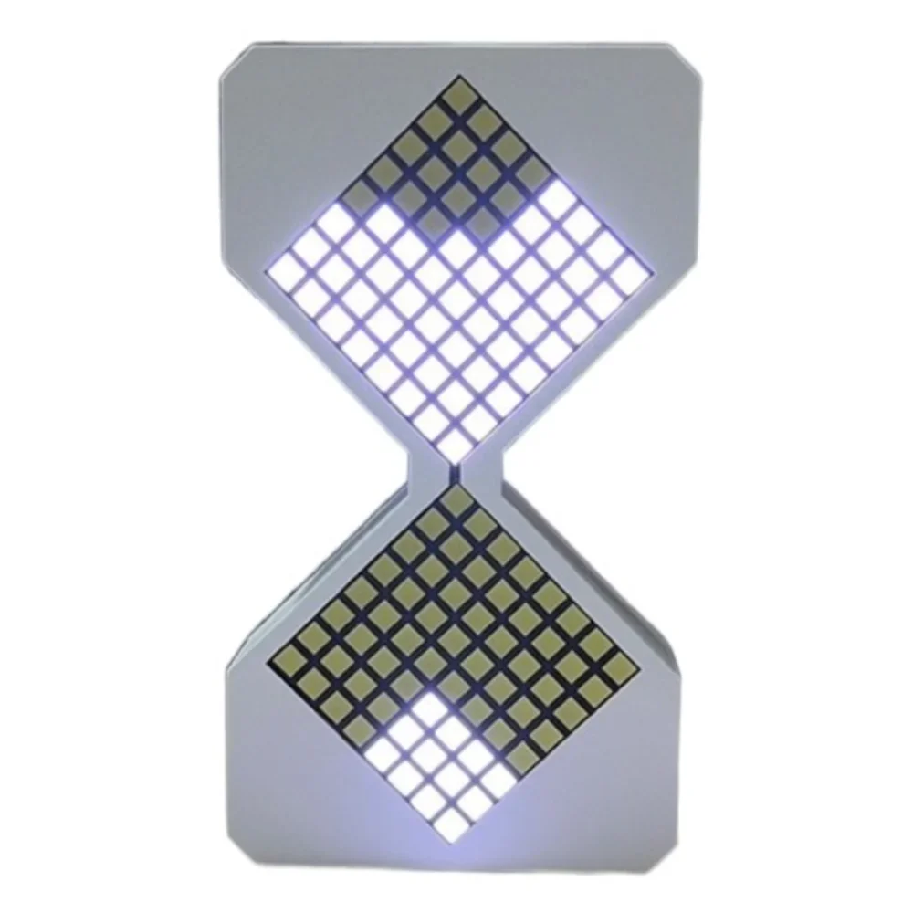 NONE Elektronische LED-Sanduhr im Cyber-Stil, 1–30 Min. Timer mit Schwerkrafterkennung, DIY digitale Sanduhr, Technologie, Sinn für Heimdekoration 7
