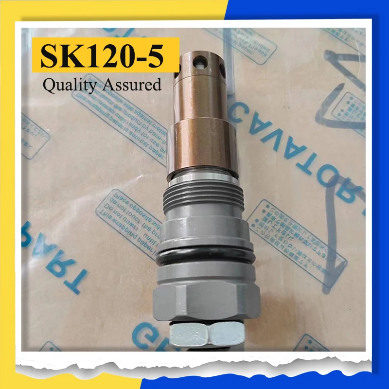 Main Relief Valve For Kobelco SK135-8 SK100-5 SK110-5 SK120-5 Excavator Parts