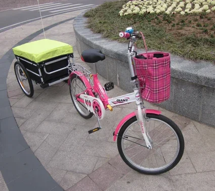 Aluminum alloy cargo bicycle luggage trailer mountain trailer