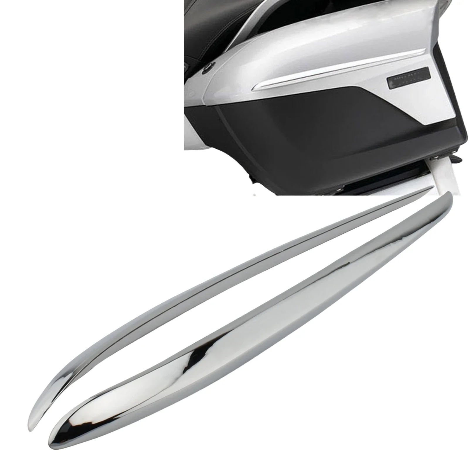 

Поп для BMW K1600GTL 2011-2022, декоративная полоса для задней коробки мотоцикла, задний боковой бак, крышка панели багажника, отделка обтекателя