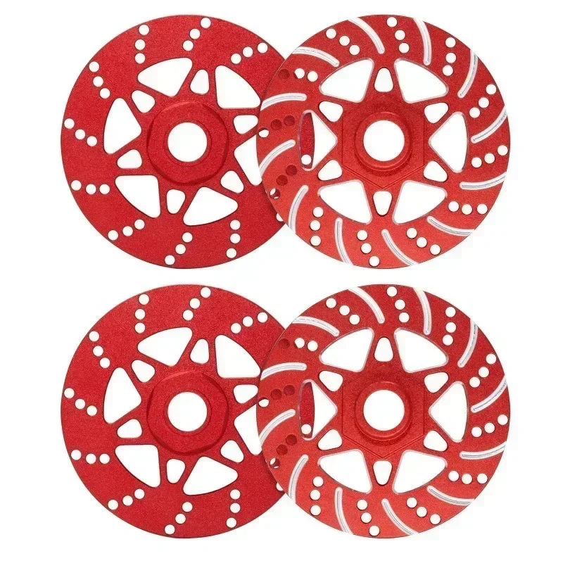 

4pcs Metal Brake Disc Wheel Hex Hub Adapter for Arrma 1/7 Infraction Limitless Felony 1/8 Typhon Upgrade Parts