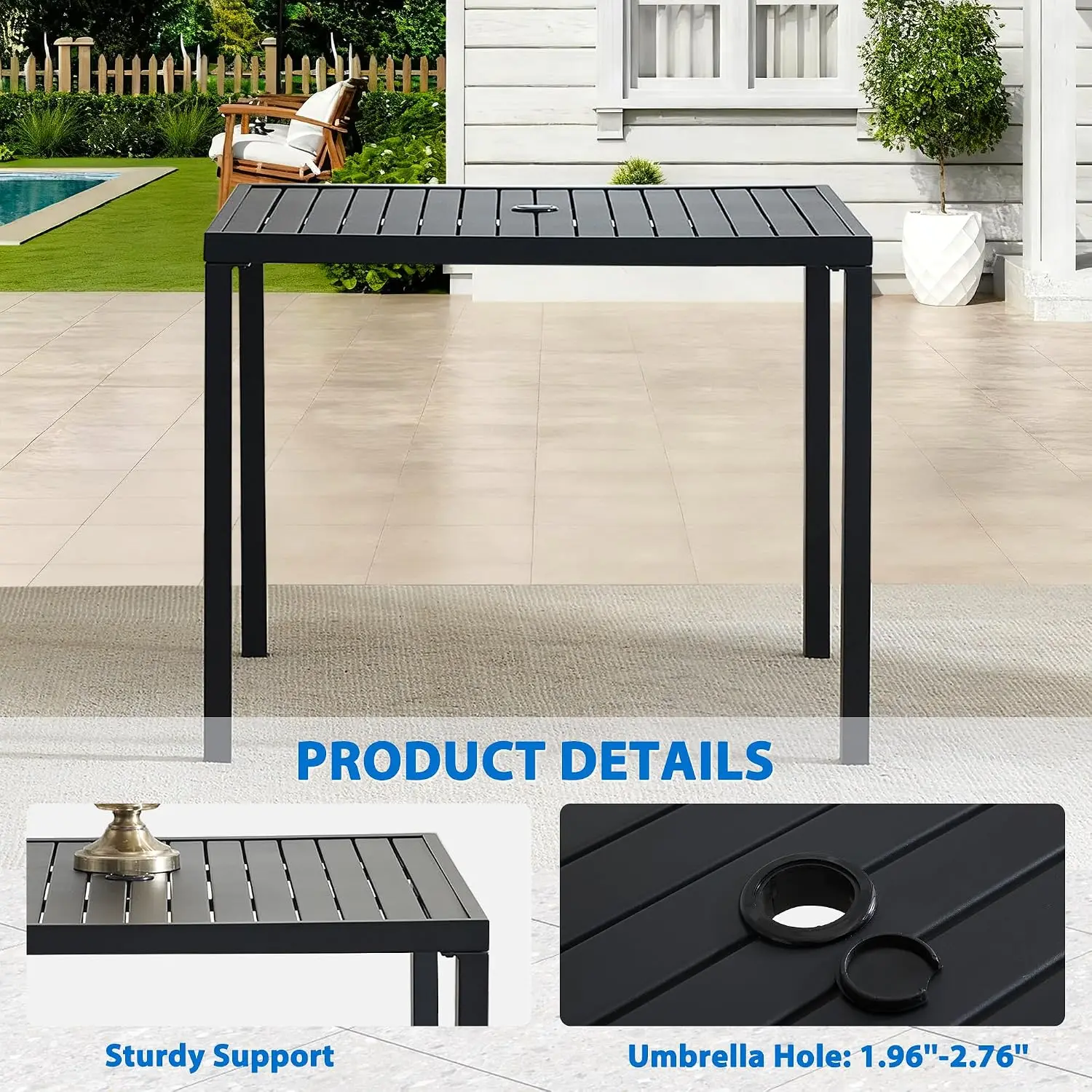 5-Piece Outdoor Dining Set 35.5