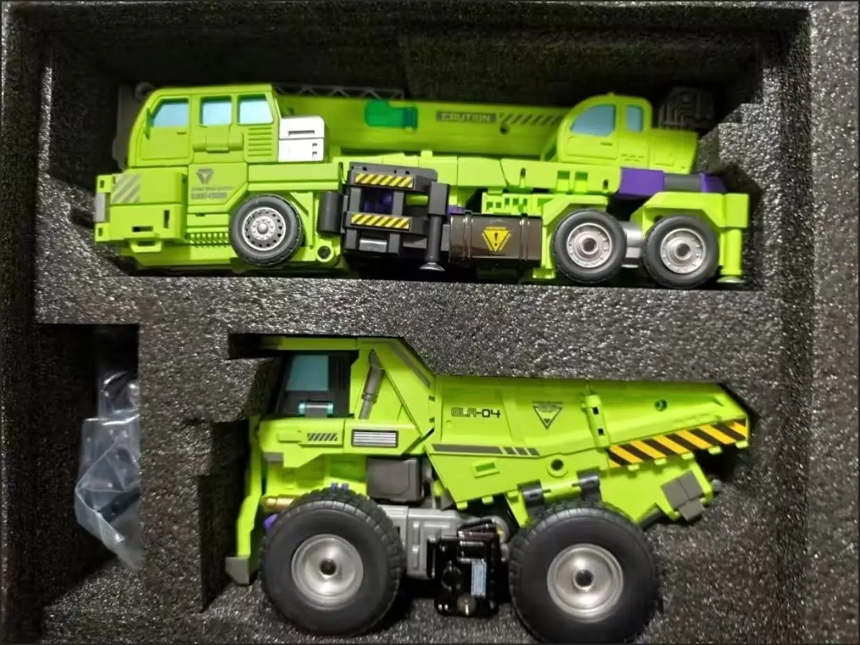 In Stock Mecha Invasion Giant Legion Devastator GLA-03 GLA-04 Heavy Builder Haul Hook Set Action Figure Robot Toy