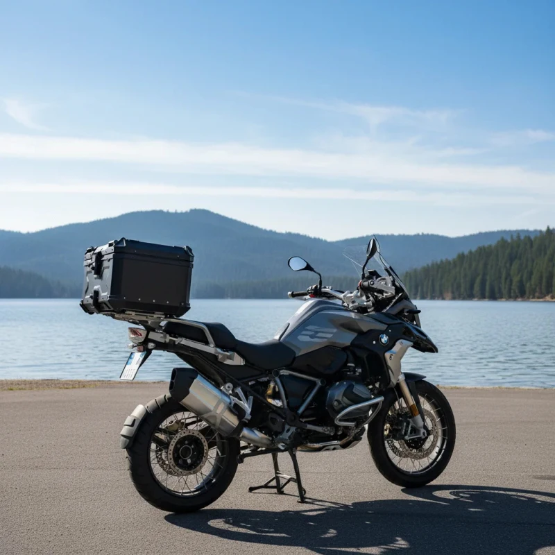 

Водонепроницаемый и ударопрочный алюминиевый кофр для мотоцикла, 55 л