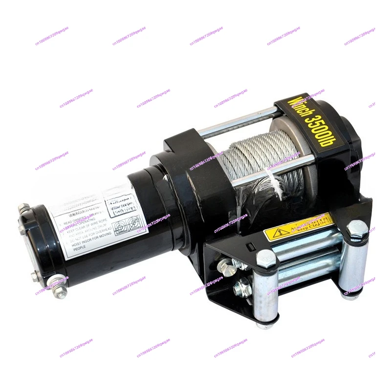 12V/24V Electric Winch - Off-Road Vehicle & Car Self-Rescue Recovery Winch