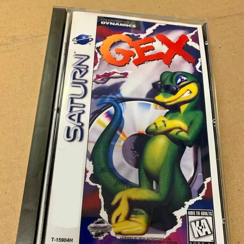 

Saturn Copy Disc Game Gex With Manual Unlock SS Console Game Optical Drive Retro Video Direct Reading Game