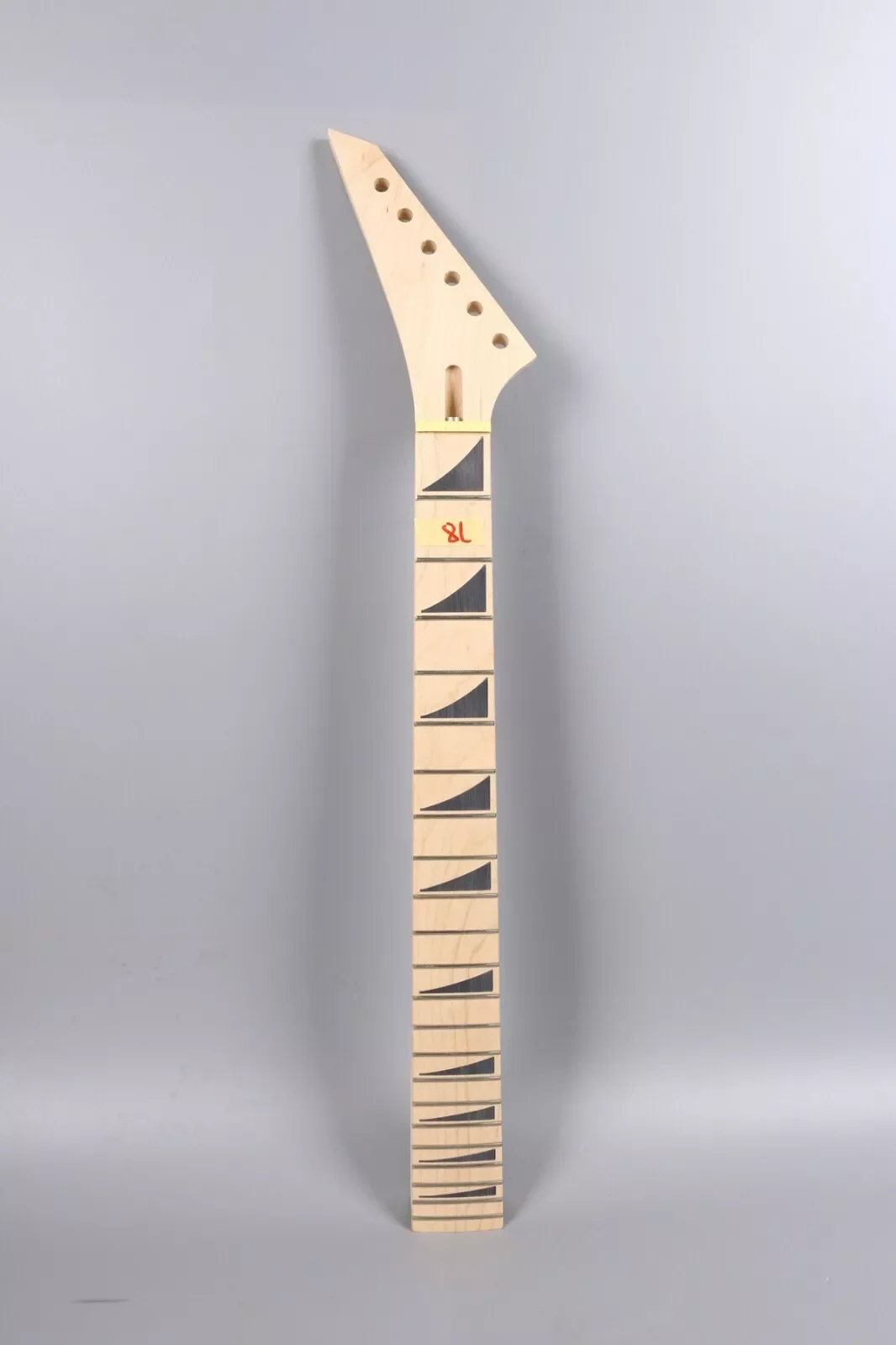 

New Maple Guitar Neck 22 Fret 25.5 Inch Maple Fretboard Shark Fin Inlaid Electric Guitar parts unFinished #US