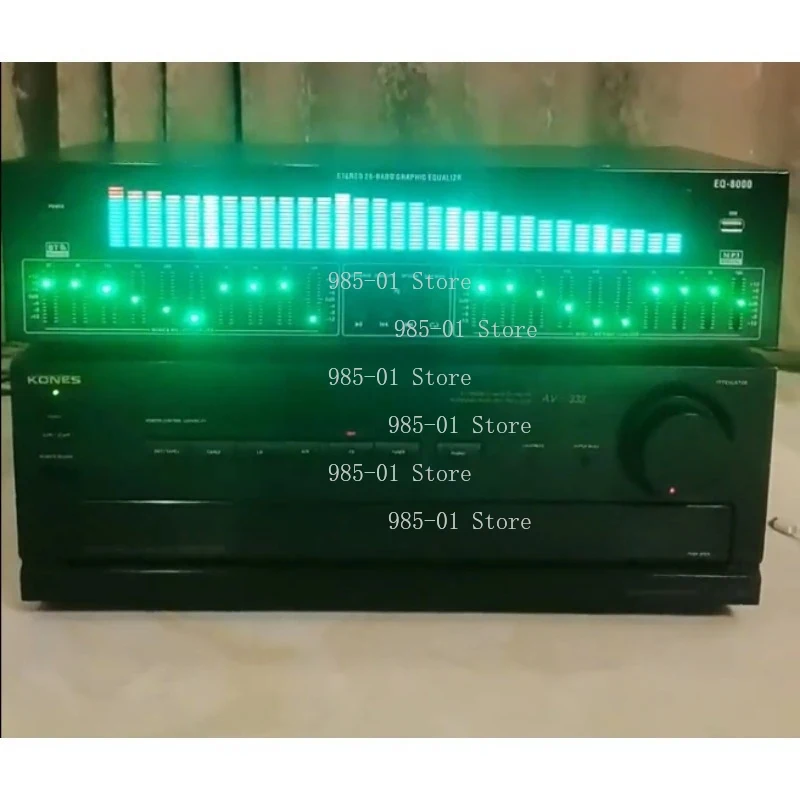 Professional EQ equalizer Bluetooth 5.4 fiber coaxial digital audio decoding USB flash drive fever pre-player