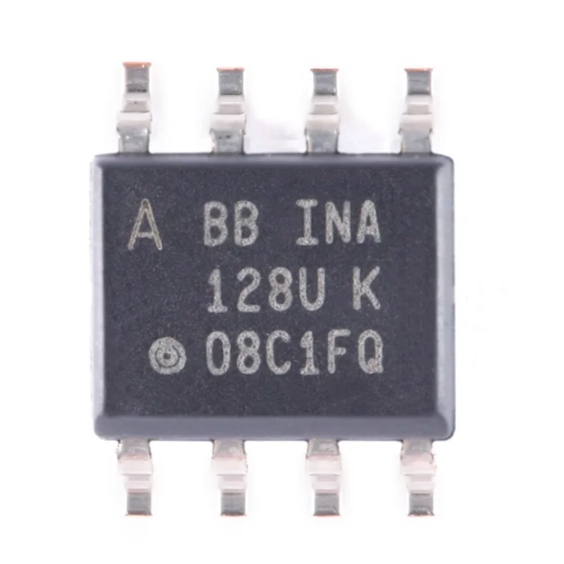 1PCS Original Genuine SMD INA128UA/2K5 SOIC-8 Precision Instrumentation Amplifier IC Chip