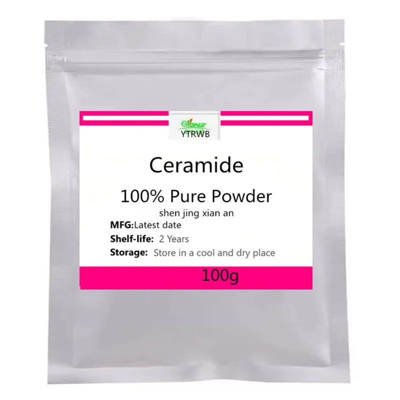 100% Pure Ceramide powder, skin moisturizing, hydrating and anti-aging ,Free Shipping