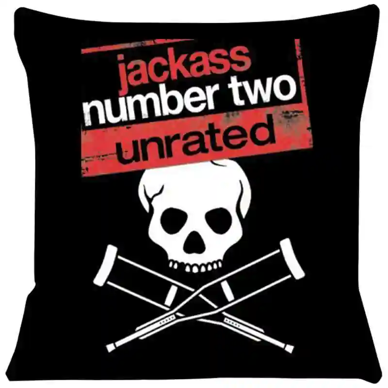 Jackass 3 Movie Cushion Cover Living Room Stills Pillow For Chairs Pillowcase Home Decorative Cushions For Sofa Pillow Cover 245