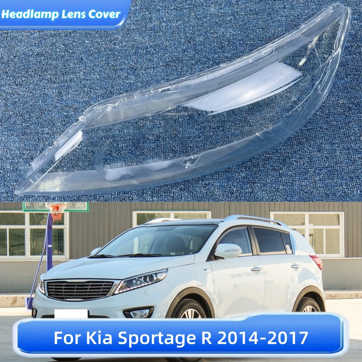 

Для Kia Sportage R 2014 2015 2016 2017, автомобильные детали и аксессуары, абажуры, корпус лампы, фары, стекло