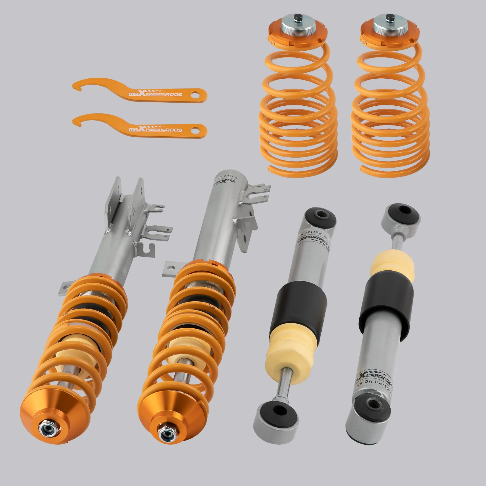 Coilovers Suspension for Fiat 500 2007-2019 Panda Mk2 2003-2012 Coilover Suspension Spring Lowering Shock Absorber Struts Kit