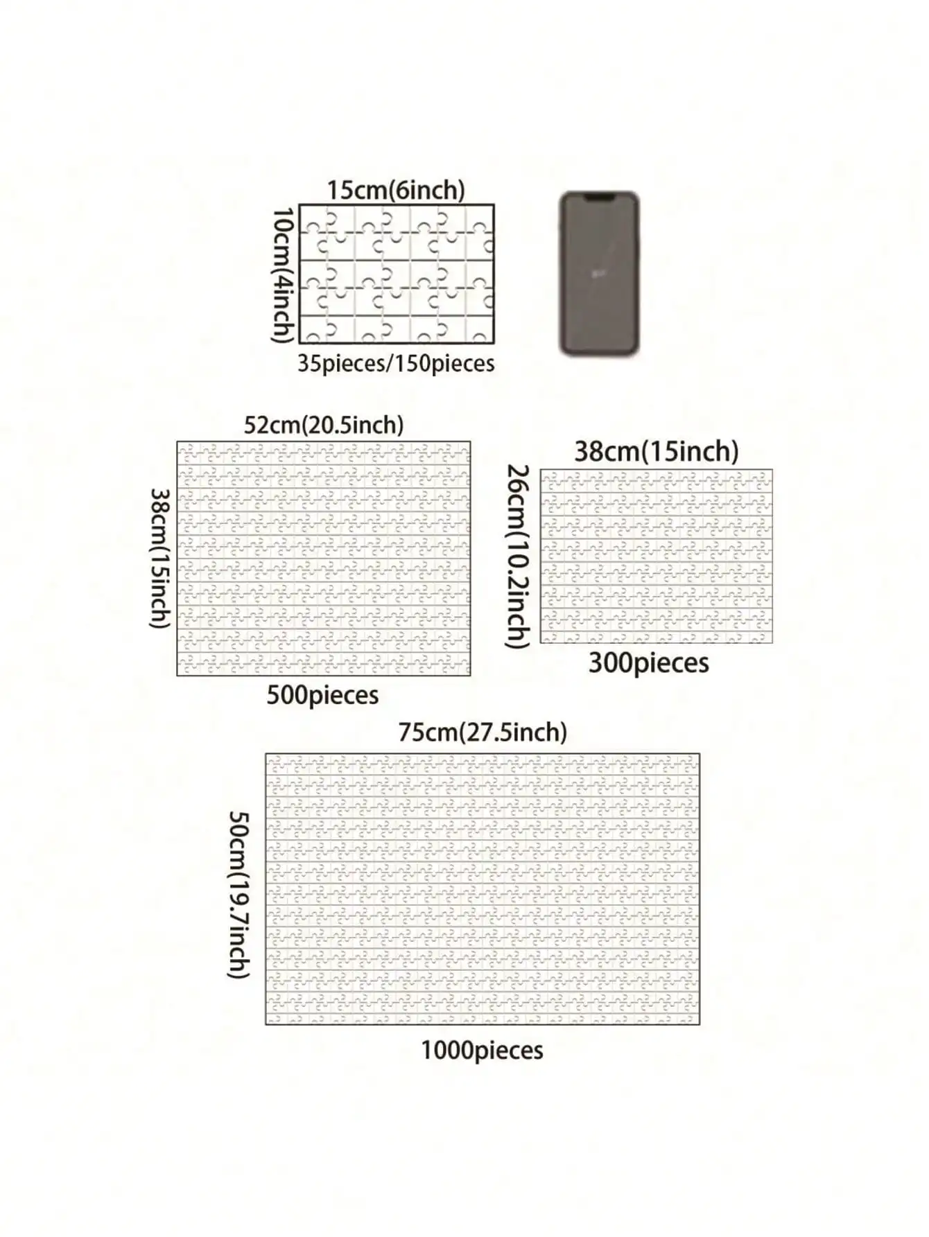 35/150/300/500/1000pcs cool couple family Custom Poster Custom Photo Custom  Portrait Puzzles Jigsaw puzzle