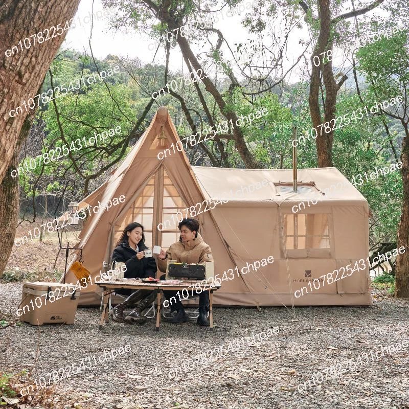 MOBI GARDEN Cloud Villa 12.6 Tent Outdoor Camping Portable Foldable Rain Proof Thickened Wind Proof Inflatable Tent House Type