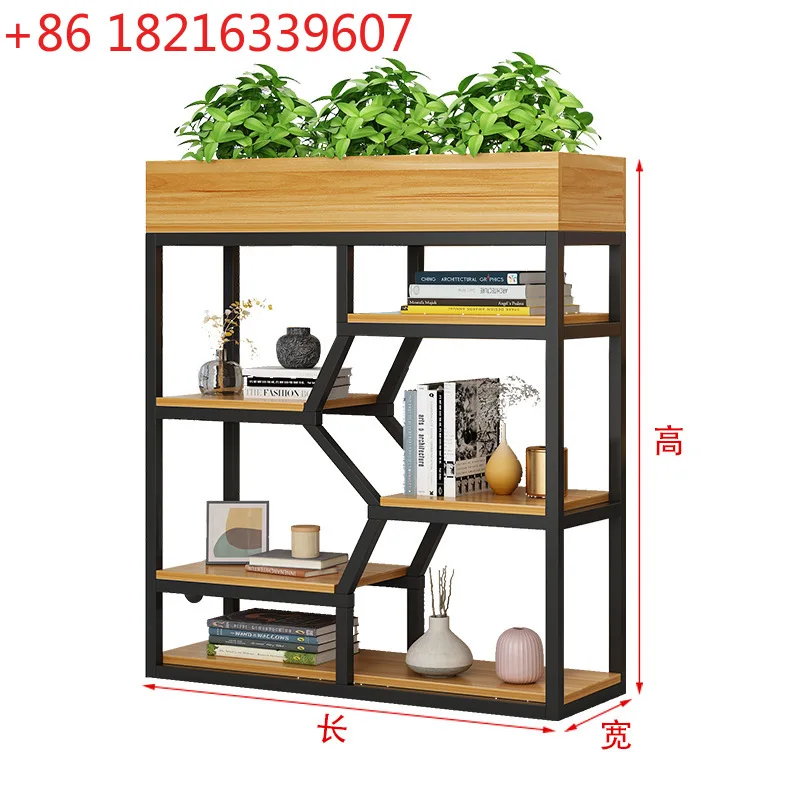 

Office partition rack wrought iron screen flower stand partition dining room industrial style card seat fence