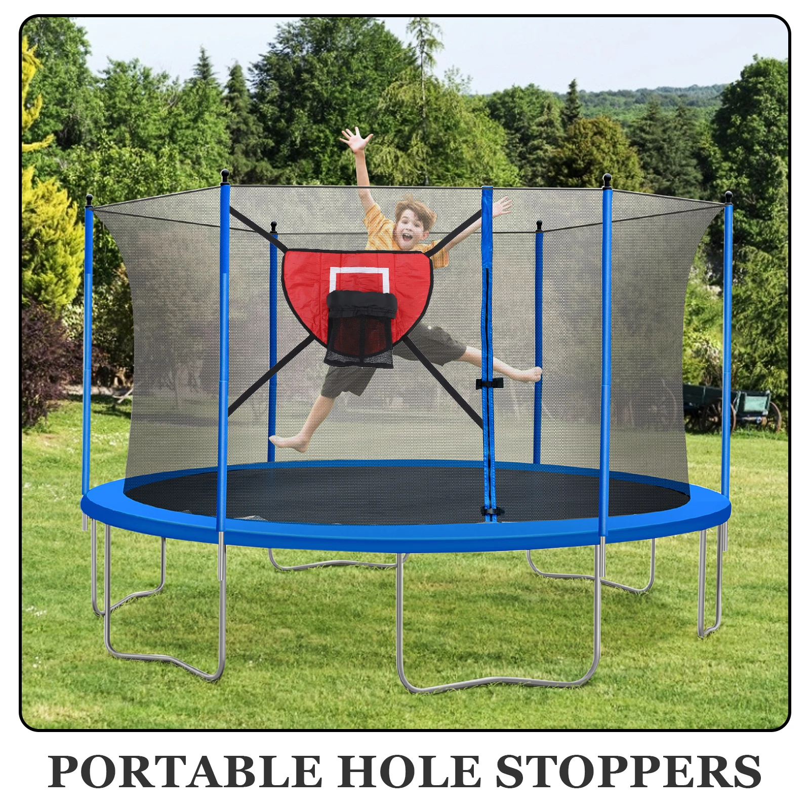 

Children's Basketball Hoop Part for Trampoline Mini Accessories Goal Attachment