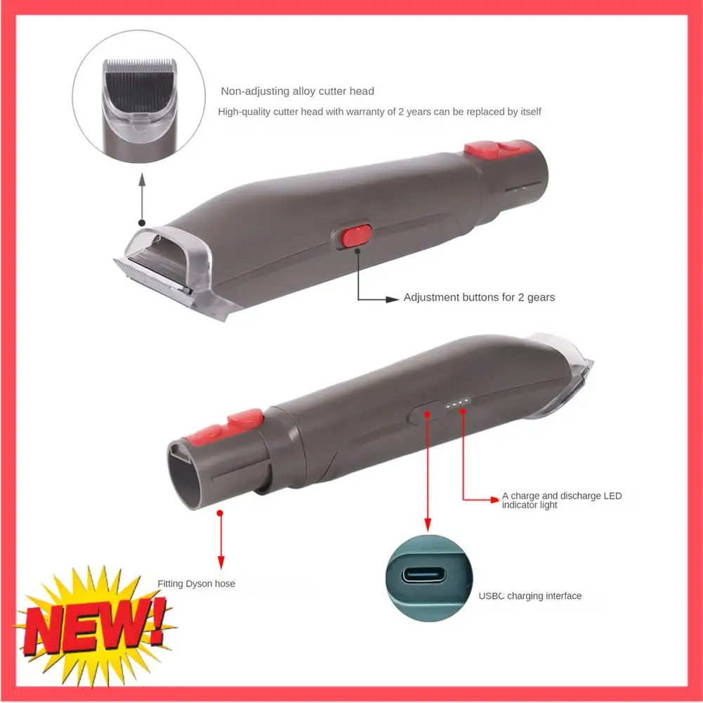 

B17C щетка для длинных волос для домашних животных для Dyson V6V7V8V10V11V15, пылесос, щетки для коротких волос для животных, набор для чистки всасывающей головки