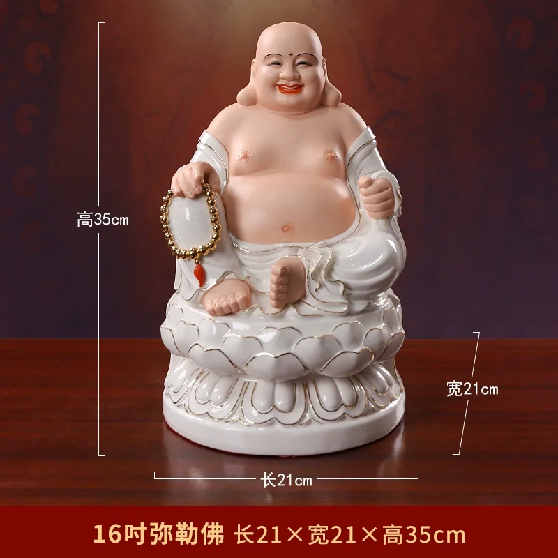 Keramisch Boeddhabeeld Guanyin Bodhisattva Ksitigarbha Bodhisattva Shakyamuni Buddha Maitreya Huisaanbod Van Boeddhabeelden