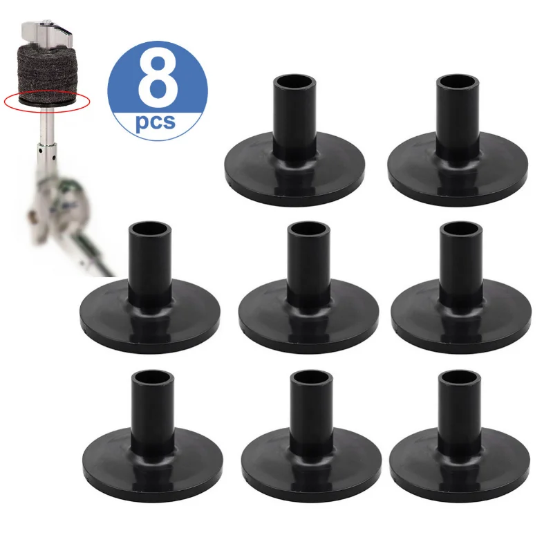 8PCS/SET Hot Selling Rack Drum Sleeve Cymbal Support Sleeve Plastic Felt Set Rack Drum Accessories