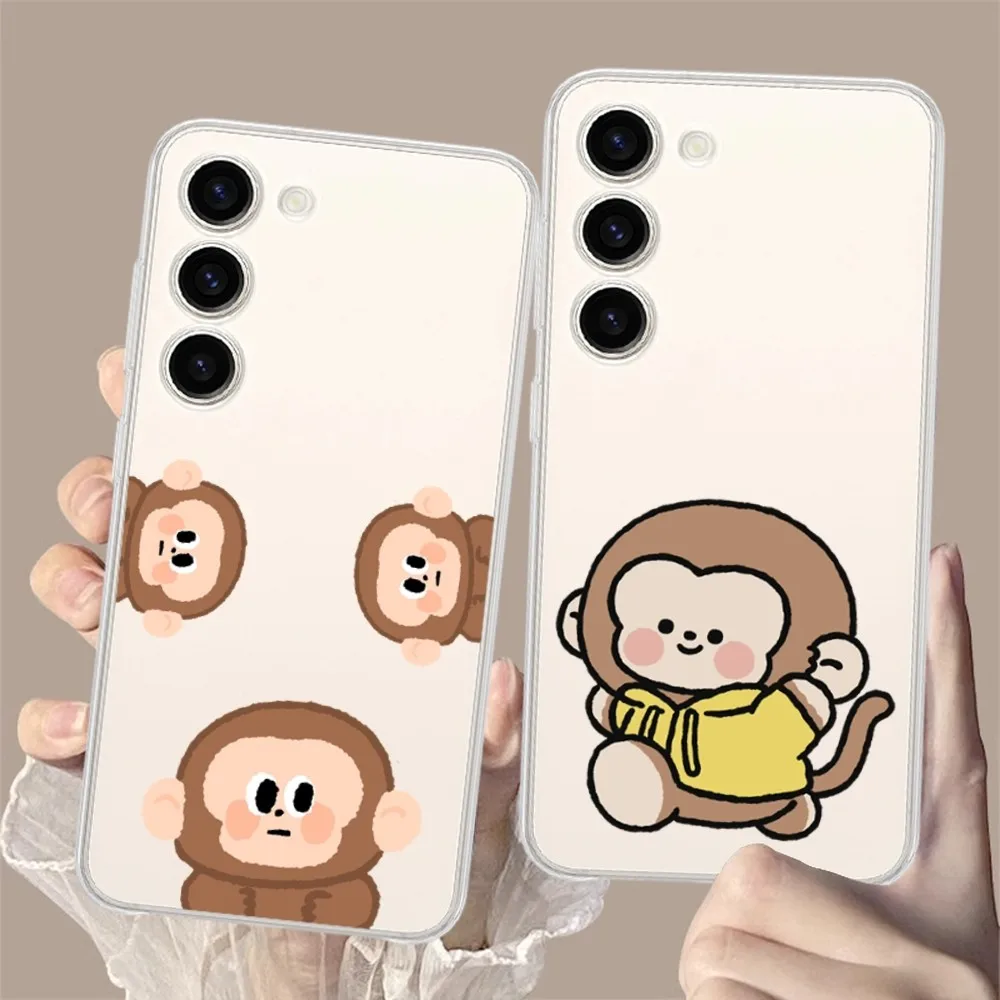 cartoon monkey Phone Case for Samsung Galaxy S8 8S G950F G950 A91 A80 A73 5G A72