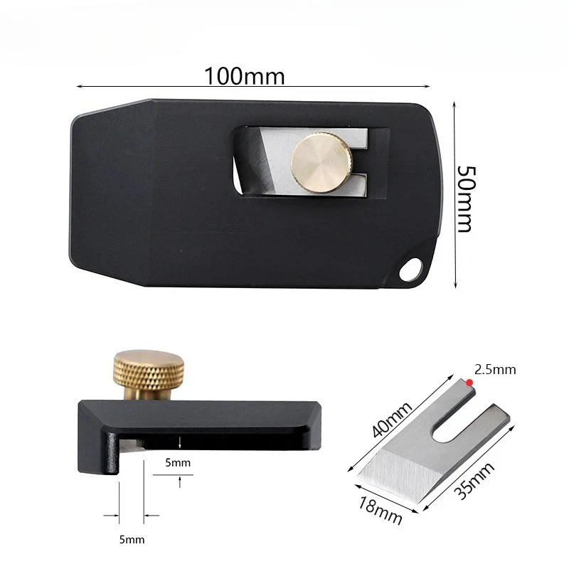 Manual Aluminum Edge Banding Trimmer with Sharpenable HSS blade