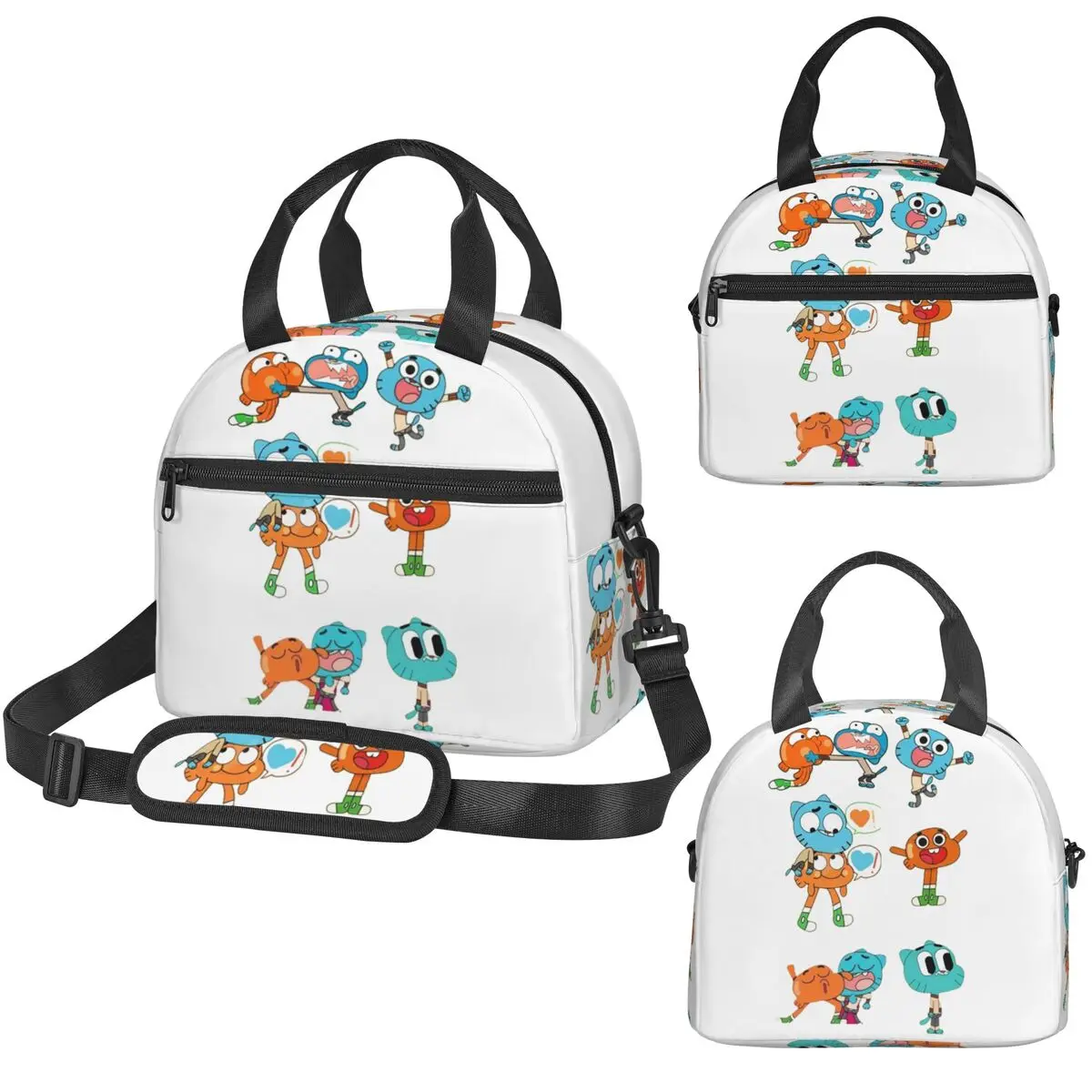 

Термосумка для обедов Gumball для детей, школьный термоконтейнер, портативная сумка-холодильник для еды